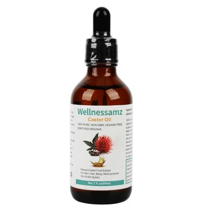 Picture of Wellnessamz Organic Henex Free Cold Pressed Castor Oil